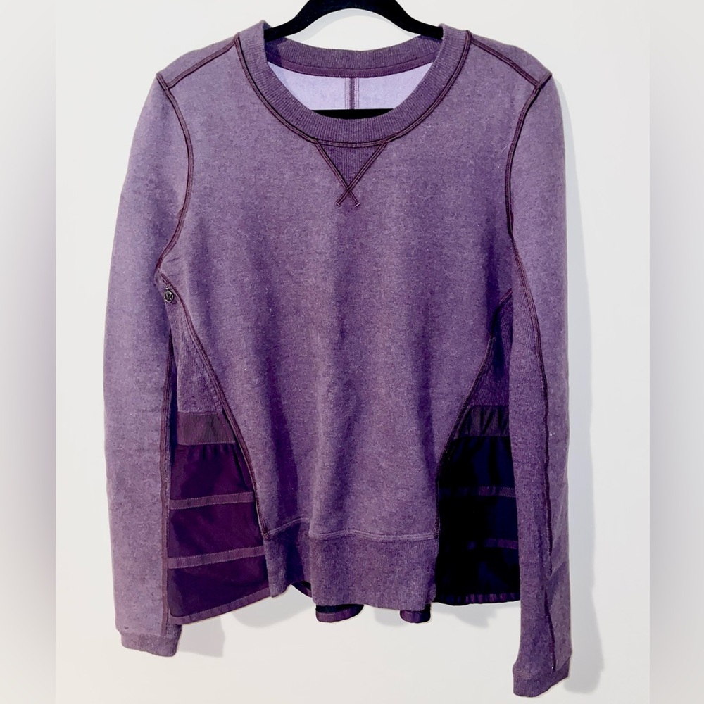 LULULEMON PEPLUM CREW NECK